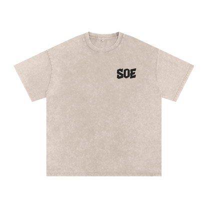 Genesis Tee – Tan Acid Wash